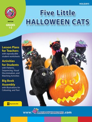 cover image of Five Little Halloween Cats